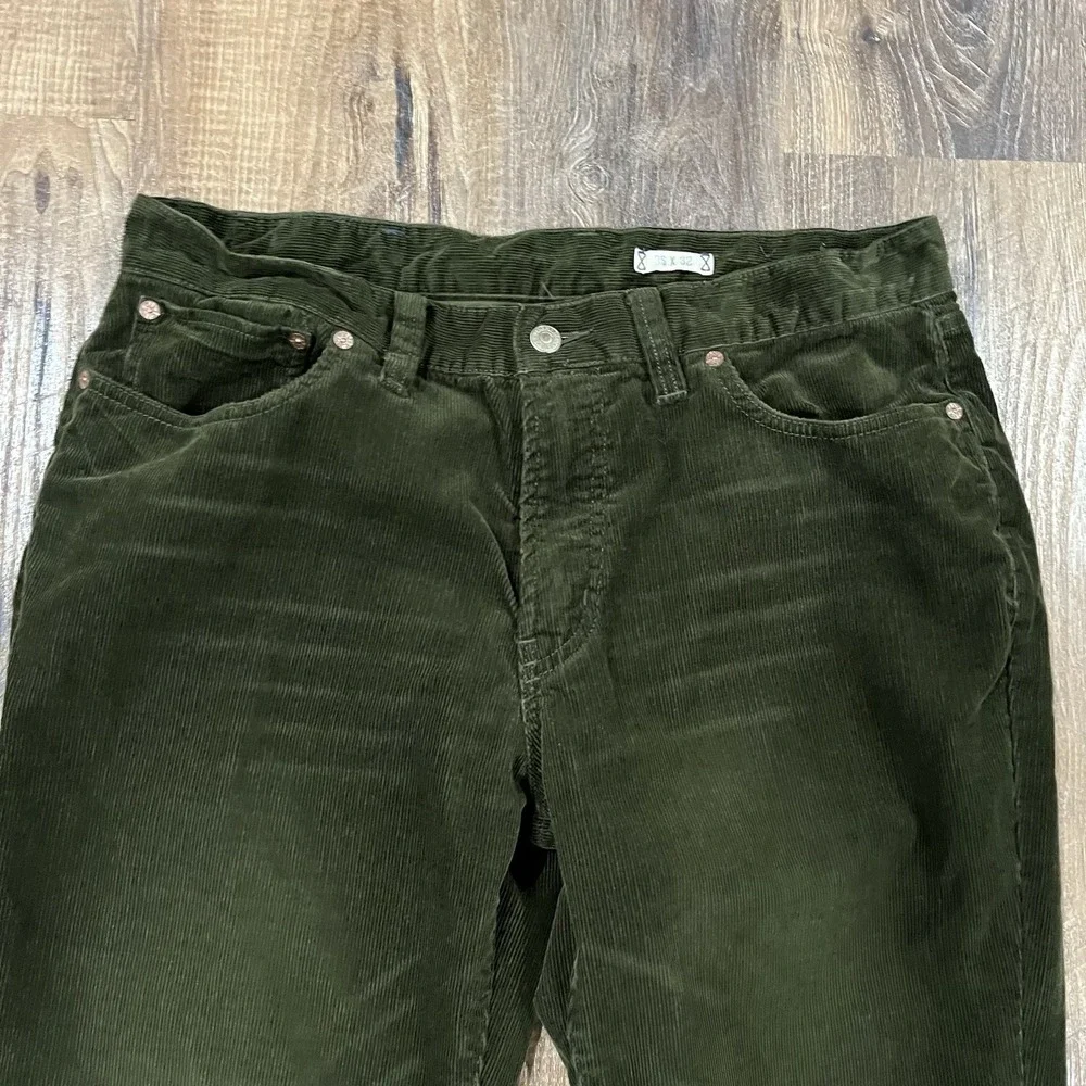 Polo Ralph Lauren Corduroy Pants Mens 35x32 Olive Green